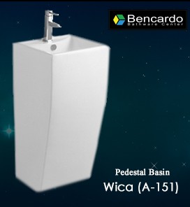 Ceramic Pedestal Wash Basin-A-151