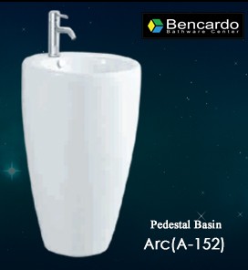 Ceramic Pedestal Wash Basin-A-152