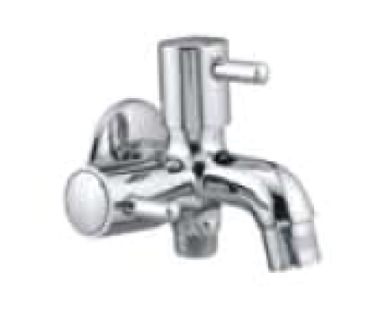 Quarter Turn Faucets- Two Way Bib Cock with wall flange-  A-809