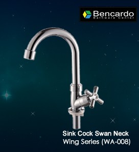 ABS Faucets -Sink Cock Swan Neck-WA-008