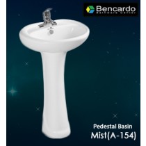 Bencardo Ceramic Pedestal Wash Basin-A-154