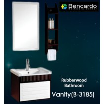 Rubber Wood Bathroom Vanity - B-3185