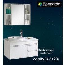 Rubber Wood Bathroom Vanity - B-3193