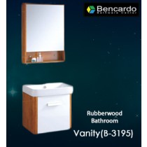Rubber Wood Bathroom Vanity - B-3195