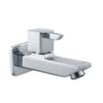 Quarter Turn Faucets- Bib Cock Long Body with Wall Flange - L841