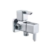 Quarter Turn Faucets- Two Way Angle Cock with wall flange- L847