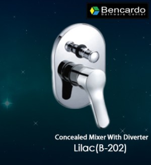 Bath/Shower Faucet Concealed Mixer With Diverter B-202