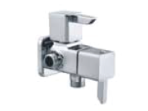 Quarter Turn Faucets- Two Way Angle Cock with wall flange- L847