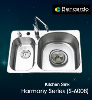 Kitchen Sink - Stainless Steel Kitchen Sink -S-6008