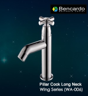 ABS Faucets -Pillar Cock Long Neck-WA-006