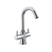 Quarter Turn Faucets- Central Hole Basin mixer with 50cm Braided Hose- A-804